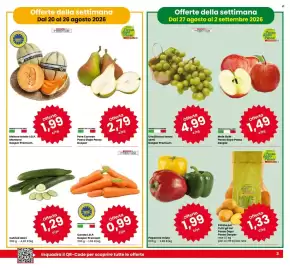 Volantino Eurospar Pagina 3: PERE CARMEN €2,79, Melone retato I.G.P. Mantova €1,99