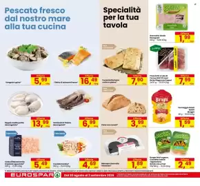 Volantino Eurospar Pagina 4: Formaggio Petali Sottili Biraghi €1,59, Filetto Di Salmone Fresco €16,49