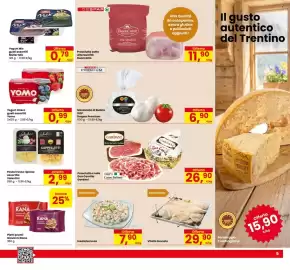 Volantino Eurospar Pagina 5: Mozzarella di bufala DOP €6,90, Prosciutto Crudo Don Camillo Gardani €26,90