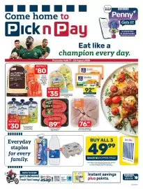 Pick n Pay catalogue week 34 Page 1: Pick n pay - fresh chicken drumsticks & thighs €76,99