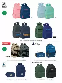 Catálogo Hipercor Página 18: Safta - : motxilla cross doble , unitat €39,95, Spagnolo - : motxilla juvenil, unitat €45,95