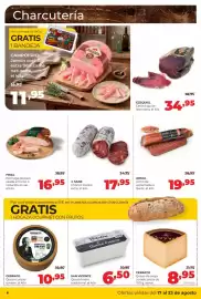 Folleto Alimerka semana 34 Página 8: San vicente - queso fresco tradicional €6,50, Ezequiel - cecina igp de leon extra €34,95