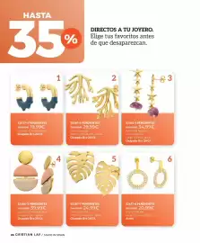 Catálogo Cristian Lay Página 26: Amatista - 32362-1 pendientes €34,99, Cierre presion largo 25 mm. aprox. acero €20,99