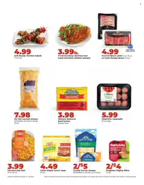 Hy-Vee weekly ad week 34 Page 11: Crystal Farms cheese €5,00, Hormel Black Label bacon €4,99