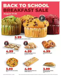 Hy-Vee weekly ad week 34 Page 15: Bakery-fresh breakfast bar coffee cake €4,99