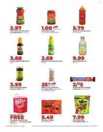 Hy-Vee weekly ad week 34 Page 22: ReaLemon juice €2,69, Country Bob's BBQ sauce €3,88
