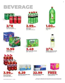 Hy-Vee weekly ad week 34 Page 24: Pepsi soda €11,99, Coca-Cola soda €8,00