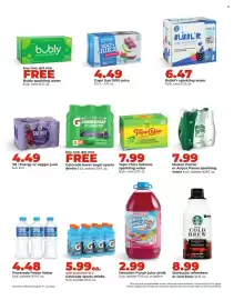 Hy-Vee weekly ad week 34 Page 25: Topo Chico Sabores sparkling water €7,99, Hawaiian Punch juice drink €2,99