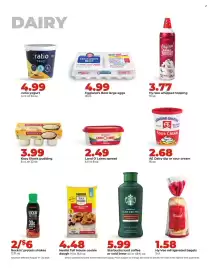 Hy-Vee weekly ad week 34 Page 26: AE Dairy dip or sour cream €2,68, Hy-Vee refrigerated bagels €1,58