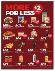 Hy-Vee weekly ad week 34 Page 3: Fresh cucumbers €1,88, Hy-Vee pitted ripe olives €1,99