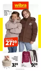 Catalogue Wibra semaine 34 page 1: Boite a encas avec interieur inox €3,99, WIBRA Manteau €27,99
