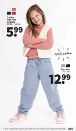 Catalogue Wibra semaine 34 page 11: Wibra t-shirt manches longues €5,99, Pantalon €12,99