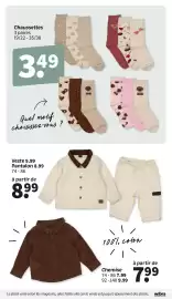 Catalogue Wibra semaine 34 page 15: Chaussettes €3,49, KONN Veste Pantalon €8,99
