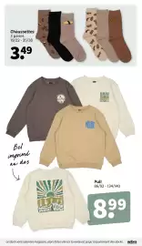 Catalogue Wibra semaine 34 page 16: Chaussettes €3,49, Pull €8,99