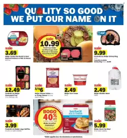 Meijer weekly ad week 34 Page 15: Meijer Alkaline Water €2,49, Certified Angus Beef Patties €10,99