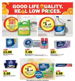 Meijer weekly ad week 34 Page 16: Meijer Aluminum Foil €9,99, Meijer Paper Plates, Cutlery Combo, or Plastic Party Cups €7,49
