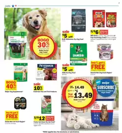 Meijer weekly ad week 34 Page 23: Meijer Cat Litter €13,49, Purina Cat Chow Dry Cat Food €12,00