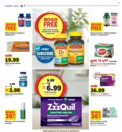 Meijer weekly ad week 34 Page 24: Zzzquil Sleep-aid €6,99, Meijer Protein Shakes €19,99