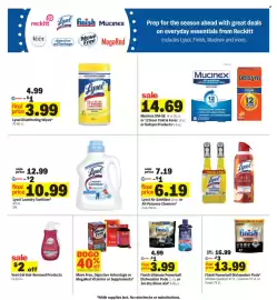 Meijer weekly ad week 34 Page 29: Lysol Disinfecting Wipes €3,99, Lysol Laundry Sanitizer €10,99