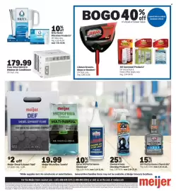 Meijer weekly ad week 34 Page 10: Meijer Microfiber Towels €19,99, Polar Wind 5000 BTU Window Air Conditioner €179,99