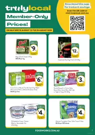 Foodworks catalogue week 34 Page 1: Coca-Cola or Mount Franklin Sparkling Water Mini Cans €6,10
