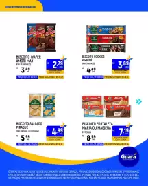 Encarte Supermercado Guará semana 34 Página 3: Biscoito cookies piraquê €3,69, Biscoito salgado piraquê €4,99