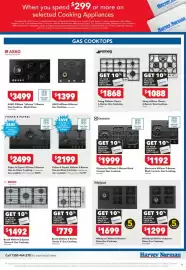 Harvey Norman catalogue week 34 Page 11: Smeg 900mm Classic 6-Burner Gas Cooktop €1.868,00
