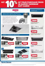 Harvey Norman catalogue week 34 Page 12: Schweigen 1200mm Glass Ceiling Cassette Rangehood - External Motor €6.899,00