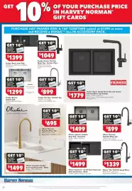 Harvey Norman catalogue week 34 Page 20: Franke 'Maris' Double-Bowl Sink and 'Active' Pull-Out Mixer Tap Package €1.779,00
