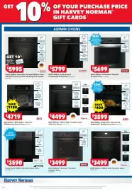 Harvey Norman catalogue week 34 Page 4: Miele 600mm 9-Function 'PureLine' Pyrolytic Oven €3.499,00