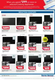 Harvey Norman catalogue week 34 Page 9: Euromaid 600mm 4-Zone Induction Cooktop €699,00