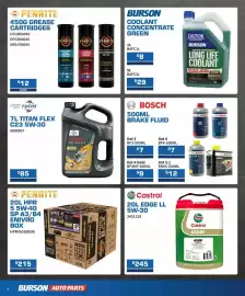 Burson Auto Parts catalogue Page 4: Penrite 450g Grease Cartridges €12,00, Fuchs Titan GT1 Flex C23 5W-30 €85,00