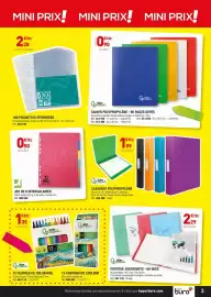 Catalogue Hyperburo page 3: Lidor papel CAHIER POLYPROPYLÈNE €0,90, Q-CONNECT JEU DE 6 INTERCALAIRES €0,50