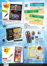 Catalogue Hyperburo page 4: STABILO 12 CRAYONS DE COULEUR €2,28, STABILO 18 FEUTRES DE DESSIN PEN 68 ARTY €18,95