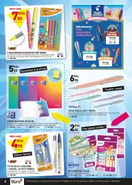 Catalogue Hyperburo page 6: BIC STYLO-BILLE 4 COULEURS €4,79, AVERY ÉTIQUETTES STYLOS €2,34