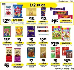 Drakes catalogue week 34 Page 11: The Natural Confectionery Co Snakes €2,50, Life Savers Bags €3,50