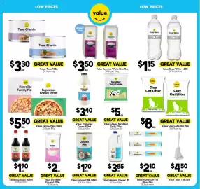 Drakes catalogue week 34 Page 14: Value Tuna Chunks €3,30, Value Soda Water €1,15