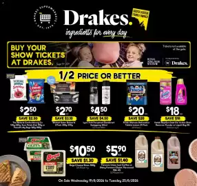 Drakes catalogue week 34 Page 20: The Natural Confectionery Co Snakes €2,50, Wicked Sister Desserts €270,00
