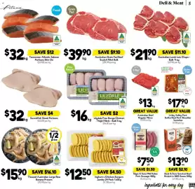 Drakes catalogue week 34 Page 5: Swordfish Steak Portions €32,00, Petuna Tasmanian Atlantic Salmon Portions Skin On €32,00