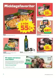 Stora Coop kundeavis uke 34 Side 4: Coop. Olivolja €65,00, Gooh! Färdigrätter €49,90