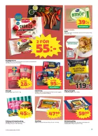 Stora Coop kundeavis uke 34 Side 5: Tulip stekfläsk €47,90, Findus Fish & Crisp €95,00