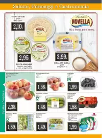 Volantino Doro Daily Pagina 4: Zucchine chiare Le Delizie €1,48, Pesche Paraguayo €1,58