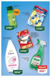 EcoFamily akciós újság Oldal 8: Bref wc-tisztító €1.250,00, Dove krémtusfürdő €1.850,00