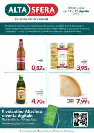 Volantino Altasfera Pagina 1: Birra Peroni €0,82, Patate McCain original 9x9 €3,95