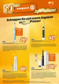Expert Flugblatt woche 34 Seite 12: Oral-B Elektrische Zahnbürste PRO 1 Sensitive Clean Caribbean Blue €29,99