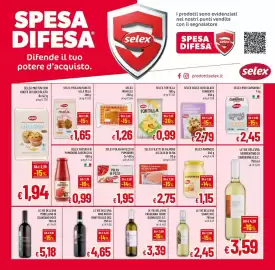 Volantino Famila Market Pagina 12: Selex frollini farciti alla mela €1,65, Selex Tortilla €0,99