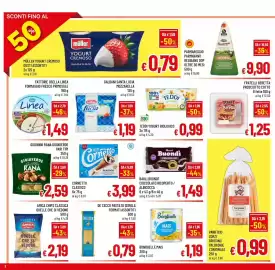 Volantino Famila Market Pagina 2: Galbani Santa Lucia Mozzarella €1,19, Prosciutto cotto Toast Beretta €1,25