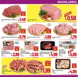 Volantino Famila Market Pagina 5: Polpa per roastbeef di bovino adulto €1,49, Braciole di vitello €1,79