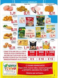 Volantino Supermercati Spesa Mia Pagina 8: Orogel Fagiolino Valentino €2,40, Trancio di pesce spada €1,10