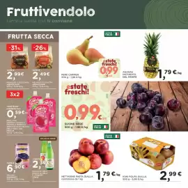 Volantino Orvea Pagina 2: Kiwi polpa gialla Zespri €2,99, Nettarine pasta gialla €1,79
